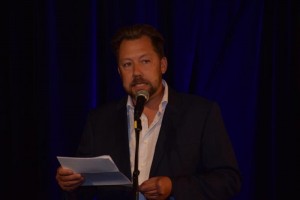 M. Louis-Charles Thouin, maire de Saint-Calixte et candidat du Parti Libéral du Canada, animait la soirée DSC 9649