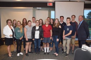 «Desjardins, jeunes au travail» En compagnie de M. Joël Landry, Caisse Desjardins de Montcalm et Mme Lise Ducharme, Caisse Desjardins de Kildare DSC 0148