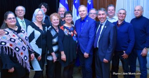L'exécutif du Parti Québécois de Rousseau en compagnie de M. Lisée et du député M. Nicolas Marceau nicolas marceau assemblee generale 2018