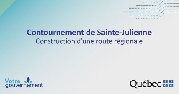 Consultation publique | Projet de contournement de Sainte-Julienne - 125