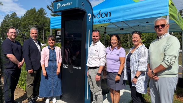Inauguration borne touristique Rawdon 16 juillet 2026 Chutes Dorwin