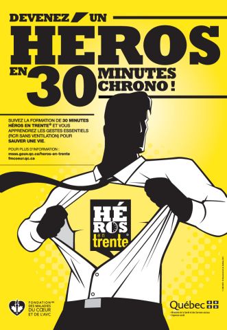 affiche heros en 30