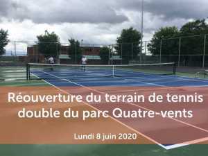 reouverture terrain de tennis
