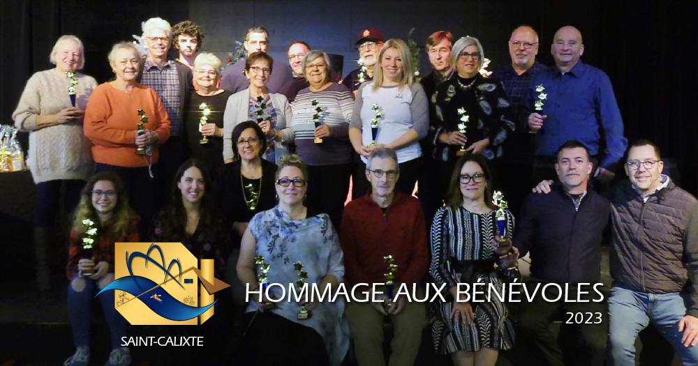 Hommage aux bénévoles 2023 | Saint-Calixte