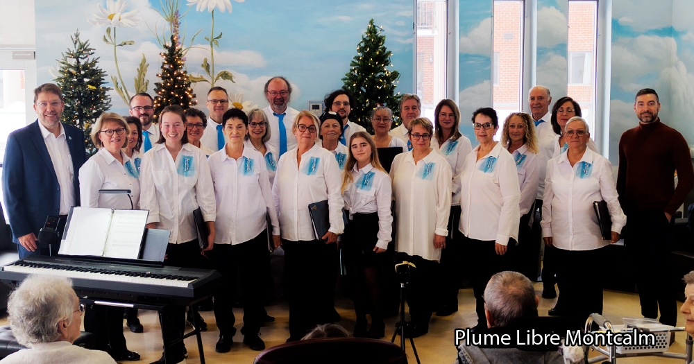 Les « Voix de l'Achigan » chantent Noël!